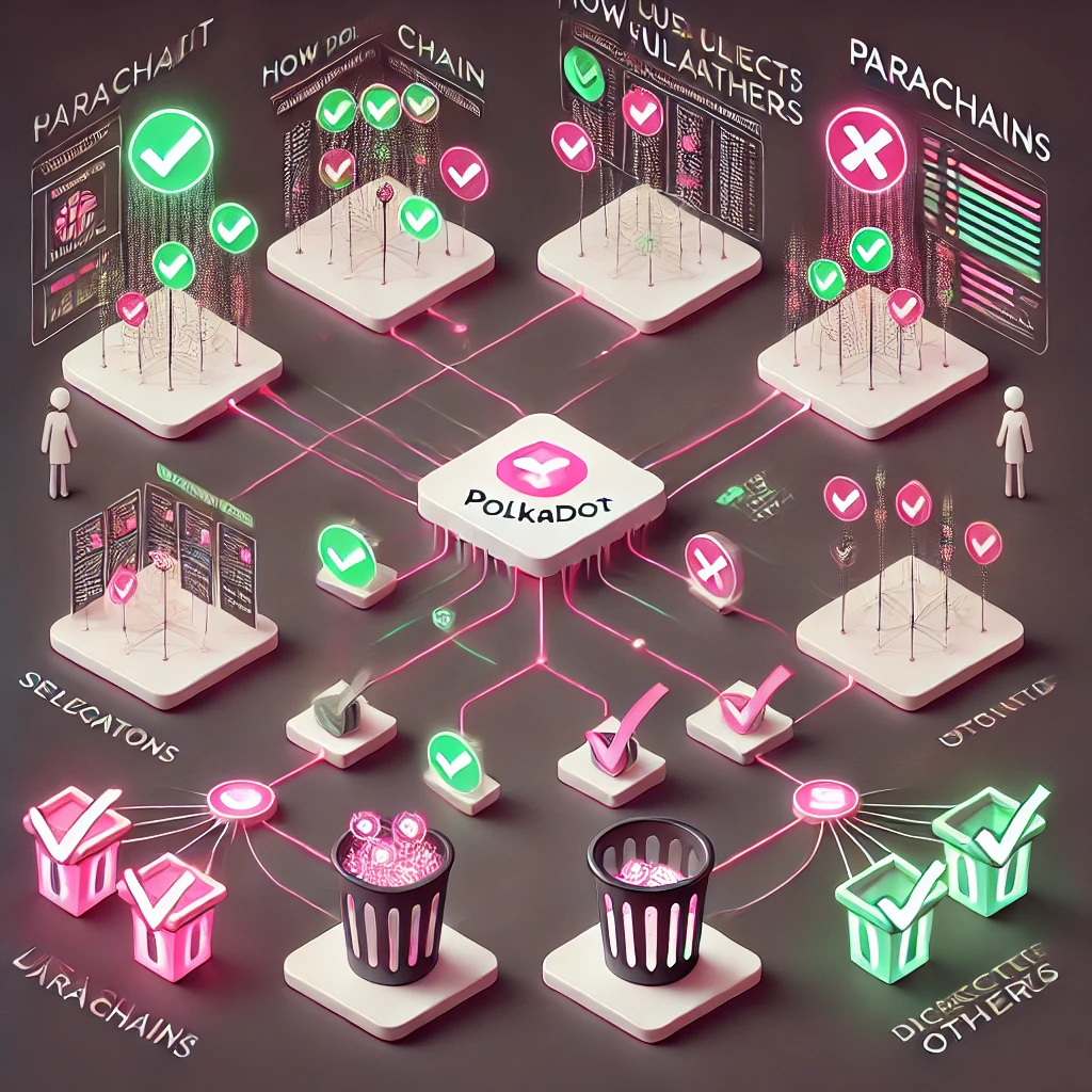 Comment sont sélectionnées les parachains sur Polkadot ?